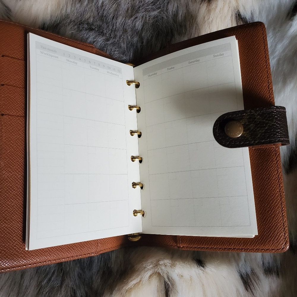 Louis Vuitton Agenda mini with inserts